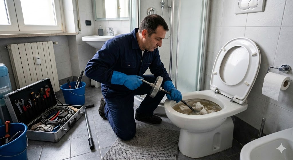 WC Intasato a Milano