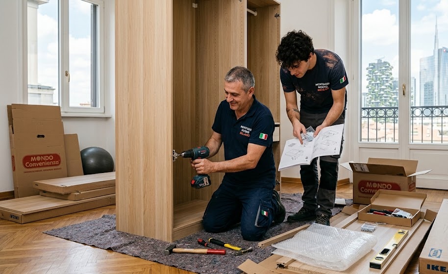 montaggio mobili milano